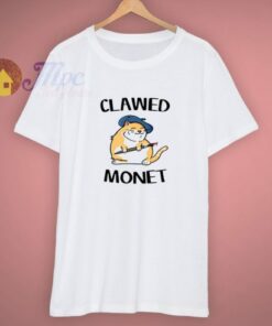 Clawed Monet Funny Cat T Shirt
