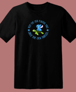 Clean Ocean Stitch 80s T Shirt 1