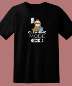 Cleaning Mode On Sloth 80s T Shirt Style 1 Cleaning Mode On Sloth 80s T Shirt Style 2