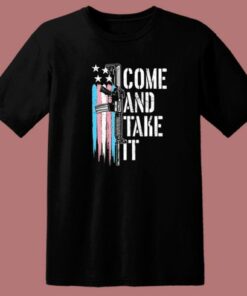 Come And Take It Ar 15 Gun Trans Flag T Shirt Style