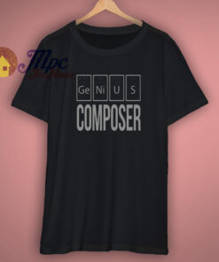 Composer Periodic Table of Elements T shirt 1