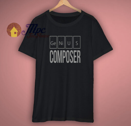 Composer Periodic Table of Elements T shirt