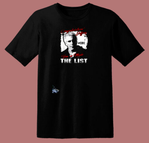 Congratulations Jeffrey Epstein 80s T Shirt