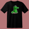 Contemplation Of The Crocodile 80s T Shirt Style