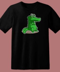 Contemplation Of The Crocodile 80s T Shirt Style