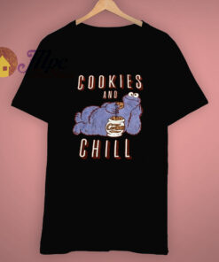 Cookies and Chill Sesame Street T Shirt 1