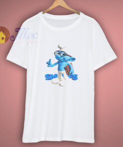 Cool 3D Brainy Smurf Shirt Cool 3D Brainy Smurf Shirt