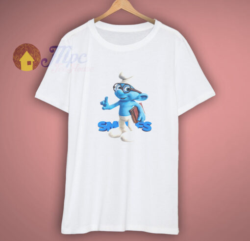 Cool 3D Brainy Smurf Shirt