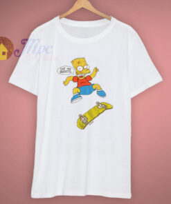 Cool Bart Simpson Skateboarding T Shirt Cool Bart Simpson Skateboarding T Shirt