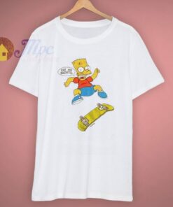 Cool Bart Simpson Skateboarding T Shirt