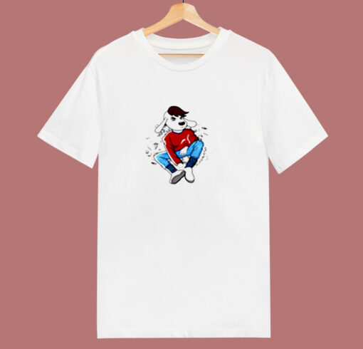 Cool Cartoon Dog 80s T Shirt