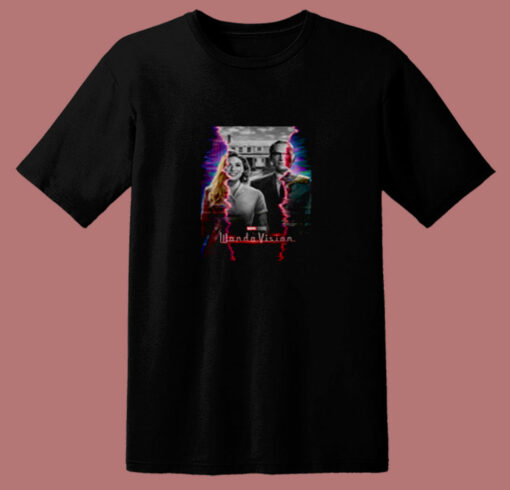 Cool Marvel Wandavision Teaser Poster 80s T Shirt