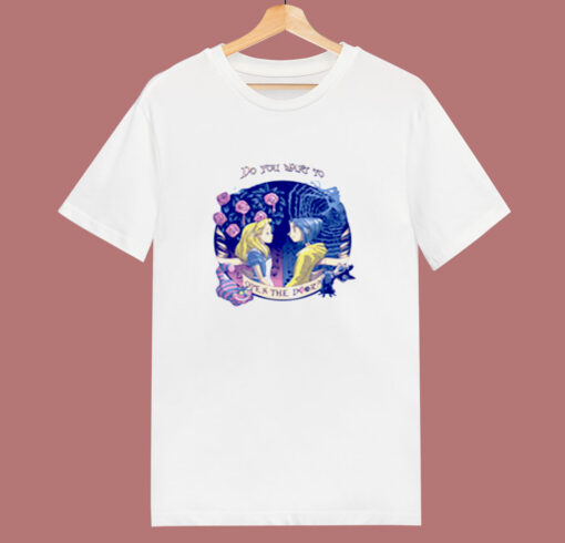 Coraline And Alice Open The Door 80s T Shirt