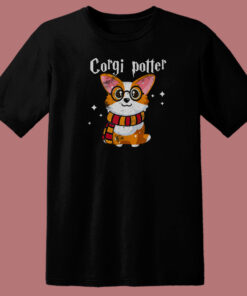 Corgi Potter 80s T Shirt