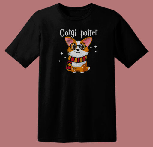 Corgi Potter 80s T Shirt