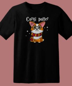 Corgi Potter 80s T Shirt