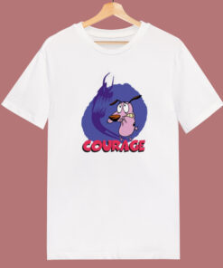 Courage Dog Scared T Shirt Style Courage Dog Scared T Shirt Style