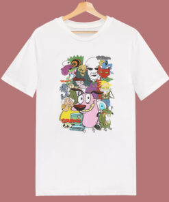 Courage The Cowardly Dog Characters T Shirt Style Courage The Cowardly Dog Characters T Shirt Style