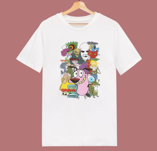 Courage The Cowardly Dog Characters T Shirt Style