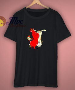 Cow and Chicken with Red Guy T Shirt Cow and Chicken with Red Guy T Shirt