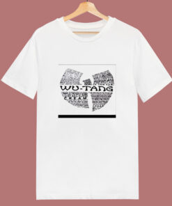 Cream Wu Tang Clan 80s T Shirt Cream Wu Tang Clan 80s T Shirt