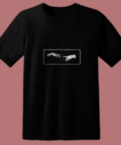 Creation Hands Aesthetic 80s T Shirt