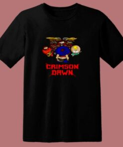 Crimson Dawn South Park’s Band Music 80s T Shirt
