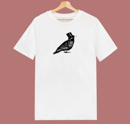 Crow Hat Men’s White 80s T Shirt