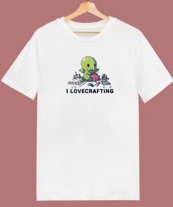 Cthulhu I Love Crafting 80s T Shirt
