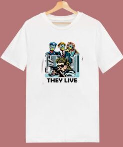 Cult Sci Fi Thiriller They Live 80s T Shirt 1 Cult Sci Fi Thiriller They Live 80s T Shirt 2