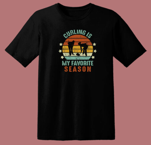 Curling Is My Favorite Vintage 80s T Shirt Style