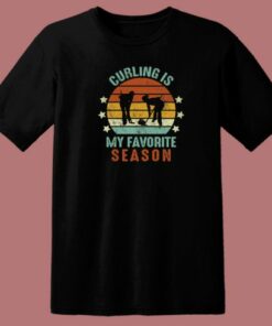 Curling Is My Favorite Vintage 80s T Shirt Style