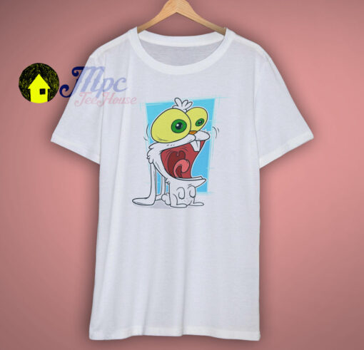 Cute Cartoon Rabbit White T Shirt