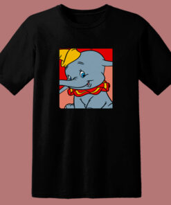 Cute Disney Dumbo Portrait 80s T Shirt