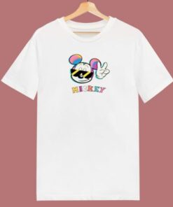 Cute Disney Mickey Mouse Eyeglasses 80s T Shirt 1 Cute Disney Mickey Mouse Eyeglasses 80s T Shirt 2