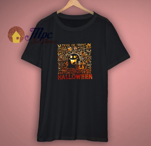 Cute Halloween Ghost Trick Or Treat Shirt