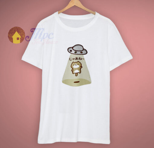 Cute Kawaii Weird Neko Cat See T Shirt