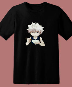 Cute Killua Zoldyck Hunter X Hunter Funny Meme Manga Baka Otaku 80s T Shirt