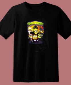 Cute Minions In Costume Despicable Me Halloween 80s T Shirt