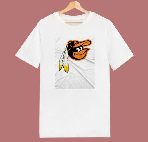 Cute Redskins Orioles Logo 80s T Shirt