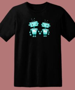 Cute Robot 80s T Shirt