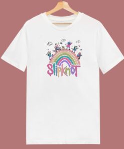 Cute Slipknot Cartoon 80s T Shirt Style