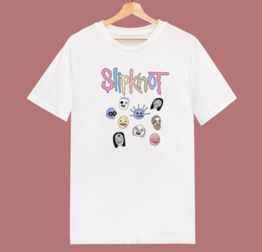 Cute Slipknot Character Cartoon T Shirt Style