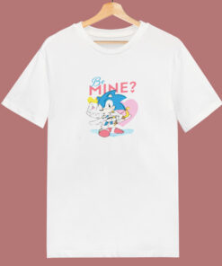 Cute Sonic Be Mine Cupid Funny 80s T Shirt Cute Sonic Be Mine Cupid Funny 80s T Shirt