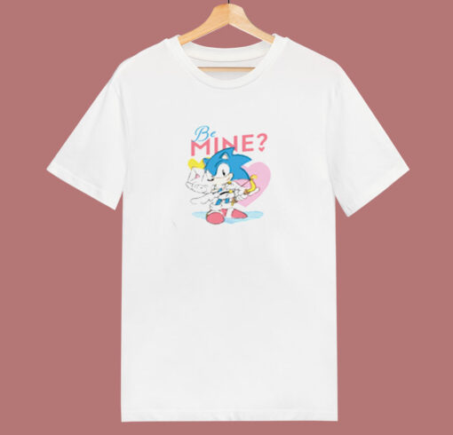 Cute Sonic Be Mine Cupid Funny 80s T Shirt