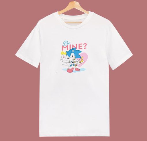 Cute Sonic Be Mine Cupid Funny 80s T Shirt