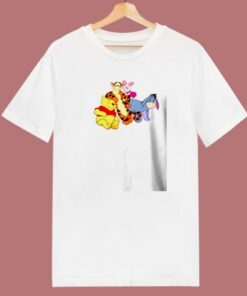Cute Winnie The Pooh And His Friends 80s T Shirt