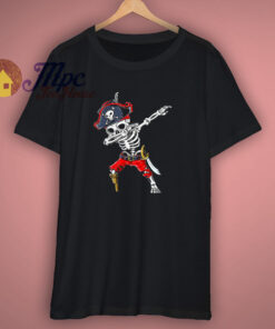 Dabbing Skeleton Pirate T Shirt 1
