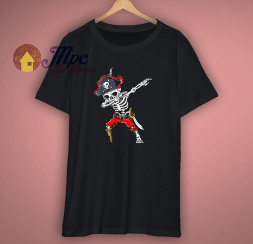 Dabbing Skeleton Pirate T Shirt