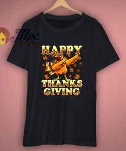 Dabbing Turkey Thanksgiving T-Shirt